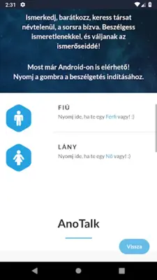 AnoTalk android App screenshot 3